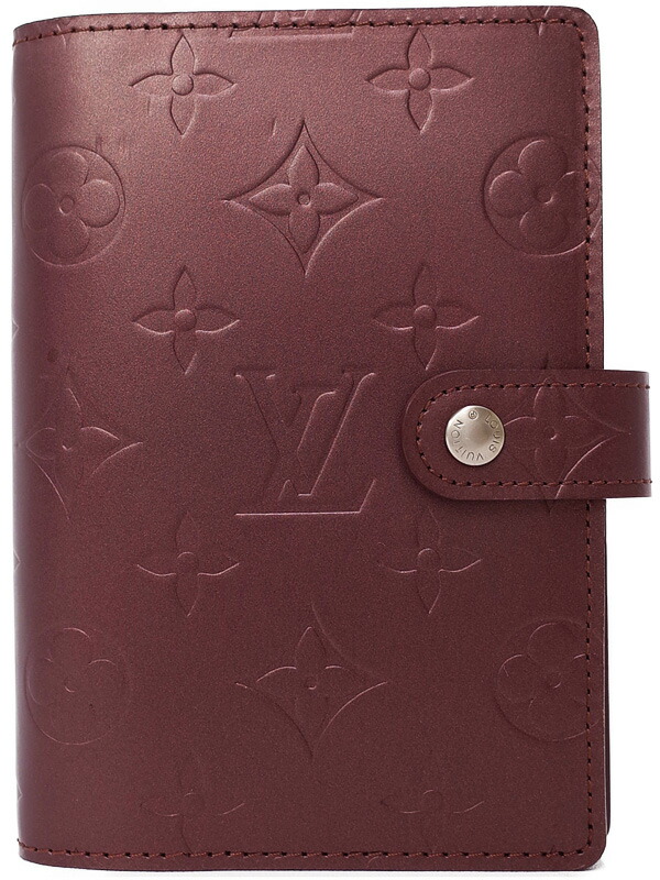 LOUIS VUITTON】ルイヴィトン『モノグラム マット アジェンダ PM