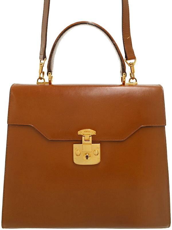 GUCCI】【ヴィンテージ】【オールドグッチ】グッチ『レザー 2WAY