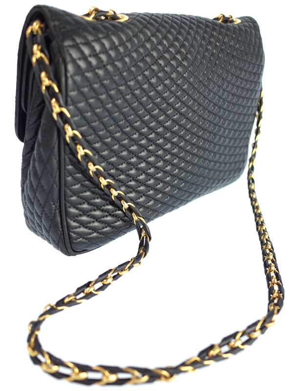 BALLY】【ヴィンテージ】バリー『キルティング チェーンショルダー