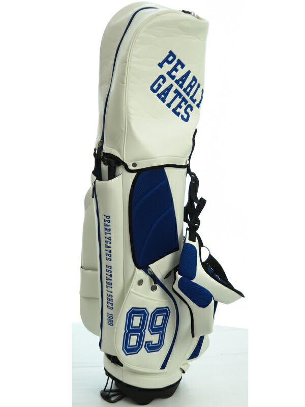 PEARLY GATES】パーリーゲイツ『PGニコちゃん 合皮スタンド キャディ