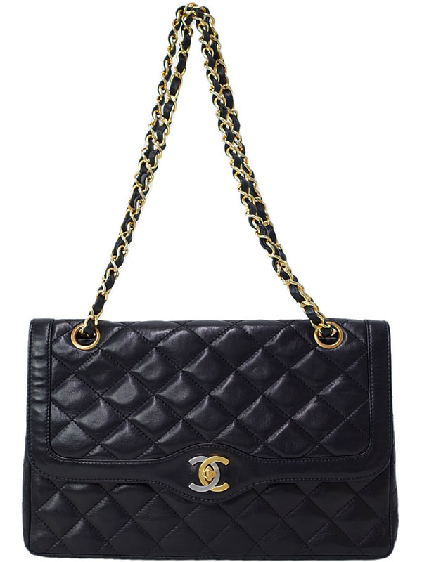 CHANEL】【ゴールド/シルバー金具】【Wフラップ】【パリ限定】シャネル