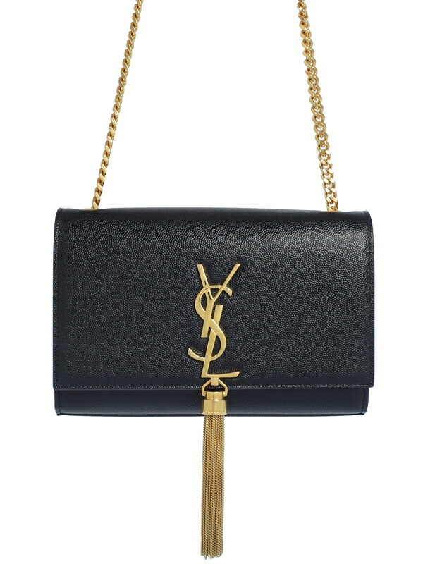 SAINT LAURENT PARIS】サンローランパリ『YSLロゴ ケイト チェーン
