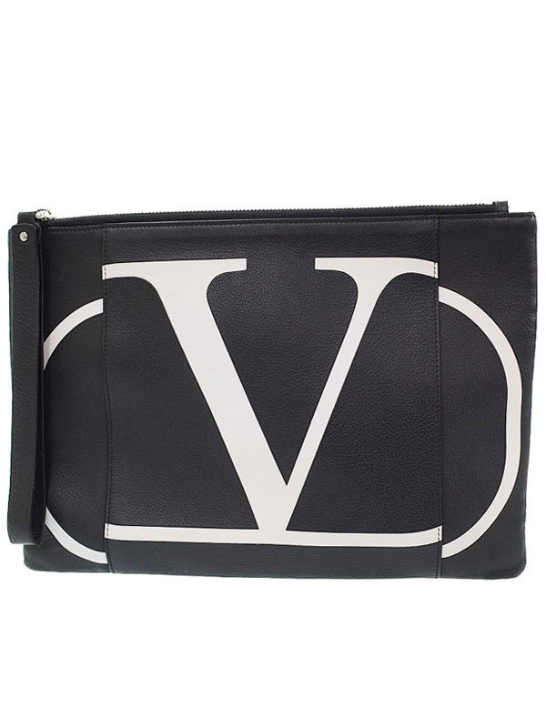VALENTINO GARAVANI】ヴァレンティノガラヴァーニ『Vロゴ クラッチ