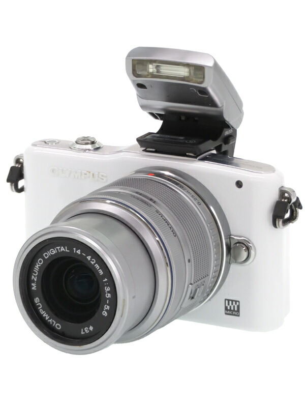 オリンパス『OLYMPUS PEN mini E-PM1 レンズキット ホワイト』マイクロ