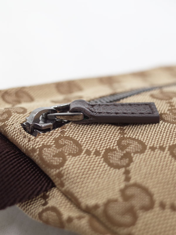 GUCCI】グッチ『GGキャンバス ウエストポーチ』28566 メンズ ボディ