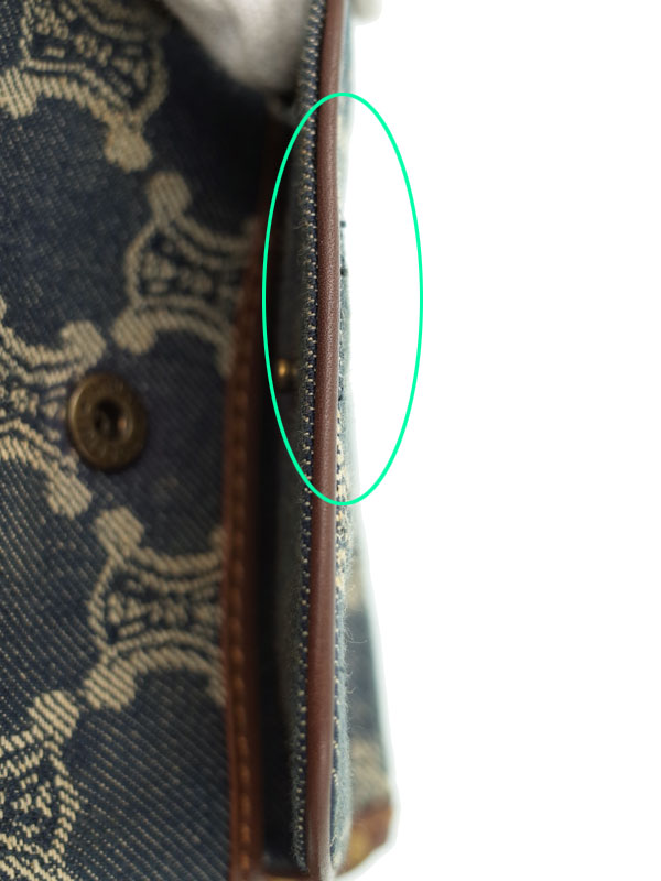 CELINE】【ヴィンテージ】セリーヌ『マカダム デニムウエストポーチ