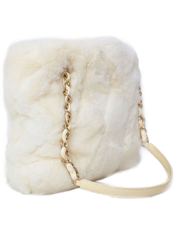 CHANEL】シャネル『ファー チェーンショルダーバッグ』レディース 1