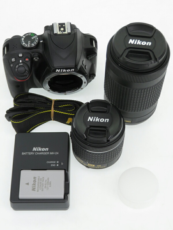 Nikon】ニコン『D3400 ダブルズームキット ブラック』2016年9月発売
