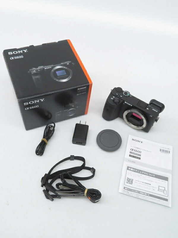 SONY】ソニー『α6600 ブラック ボディ』ILCE-6600 ミラーレス一眼