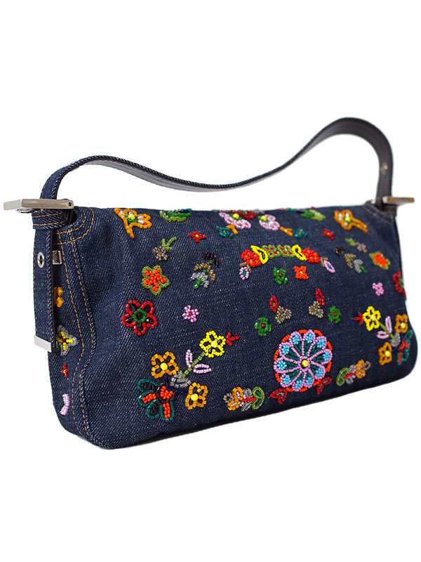 FENDI】フェンディ『ビーズ刺繍 バケットバッグ』8BR600 レディース