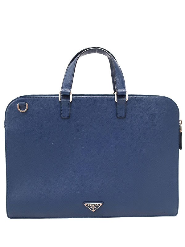 PRADA】プラダ『サフィアーノレザー ブリーフケース』VR0078 メンズ