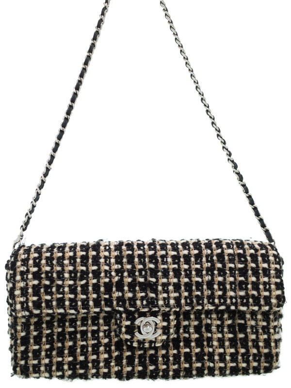 CHANEL】シャネル『ツイード チェーンショルダーバッグ』レディース 1
