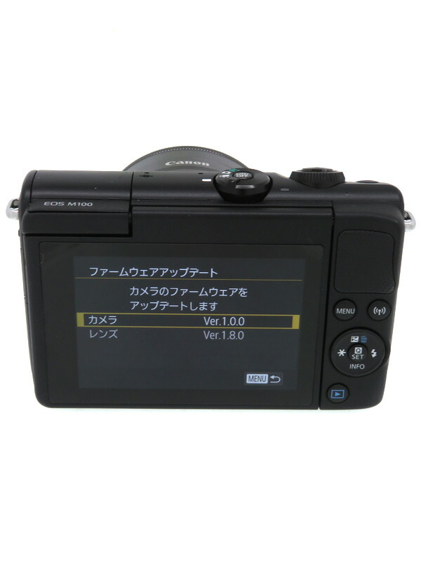 Canon】キヤノン『EOS M100 ダブルレンズキット ブラック』EOSM100BK