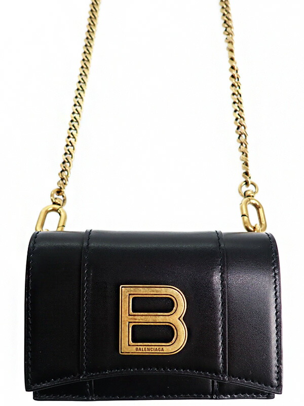 BALENCIAGA】バレンシアガ『チェーン ミニウォレット』636091
