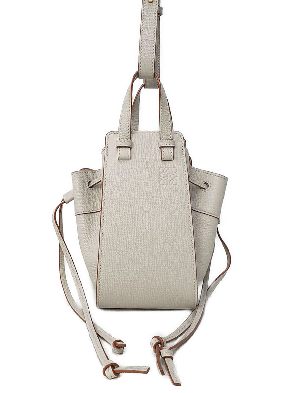LOEWE】ロエベ『ハンモック ドローストリング バッグ ミニ』A538V07X10