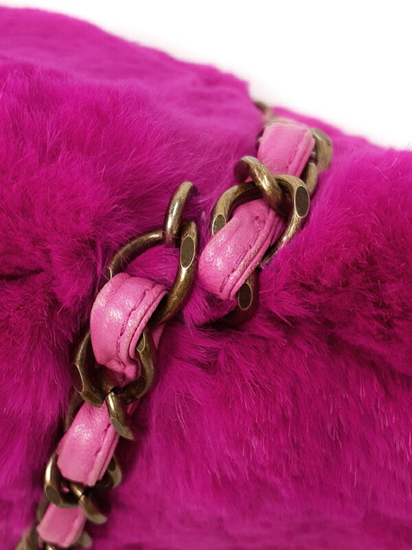 CHANEL】シャネル『ファー チェーントートバッグ』レディース 1週間