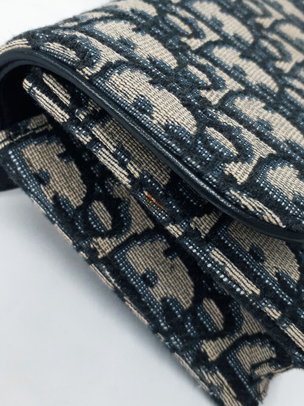 Christian Dior】クリスチャンディオール『トロッター柄 サドル ベルト