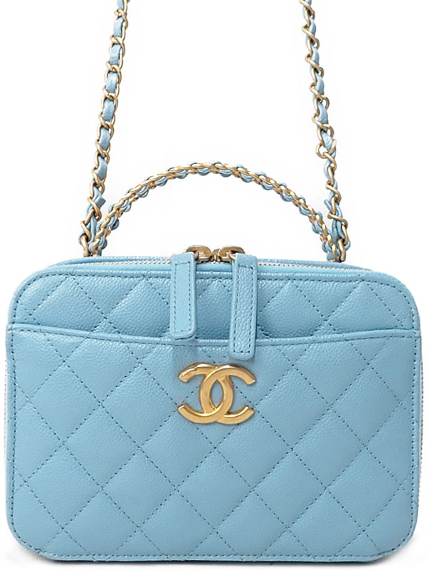 CHANEL】シャネル『マトラッセ ヴァニティケース』AS3221 レディース