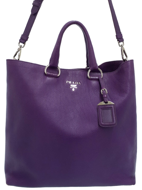 PRADA】プラダ『レザー 2WAYトートバッグ』レディース 2WAYバッグ 1