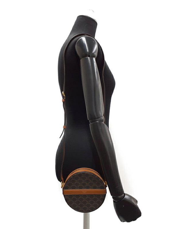 CELINE】セリーヌ『トリオンフ キャンバス ラウンドパース ショルダー