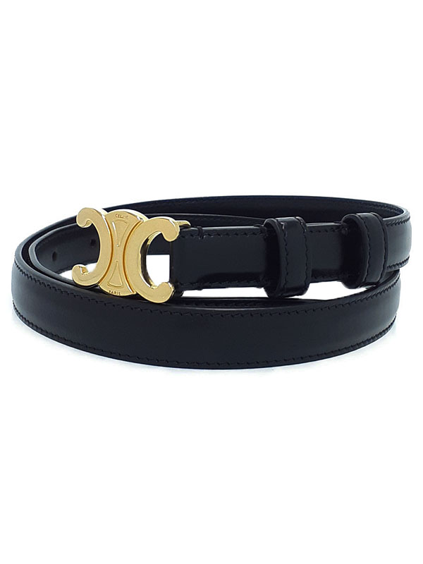 CELINE】セリーヌ『スモール トリオンフ ベルト size75』レディース 1