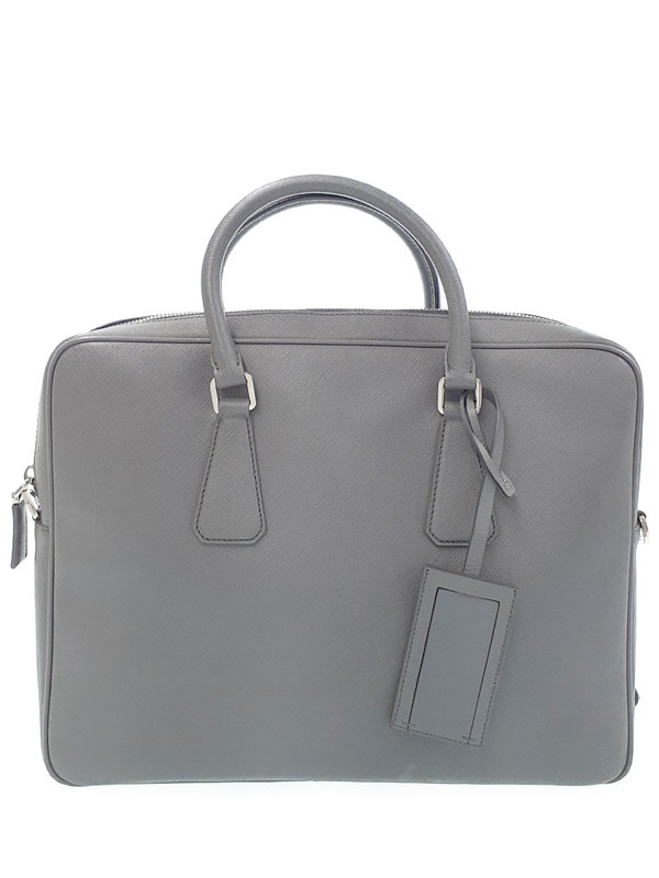 PRADA】プラダ『サフィアーノレザー ブリーフケース』メンズ ビジネス