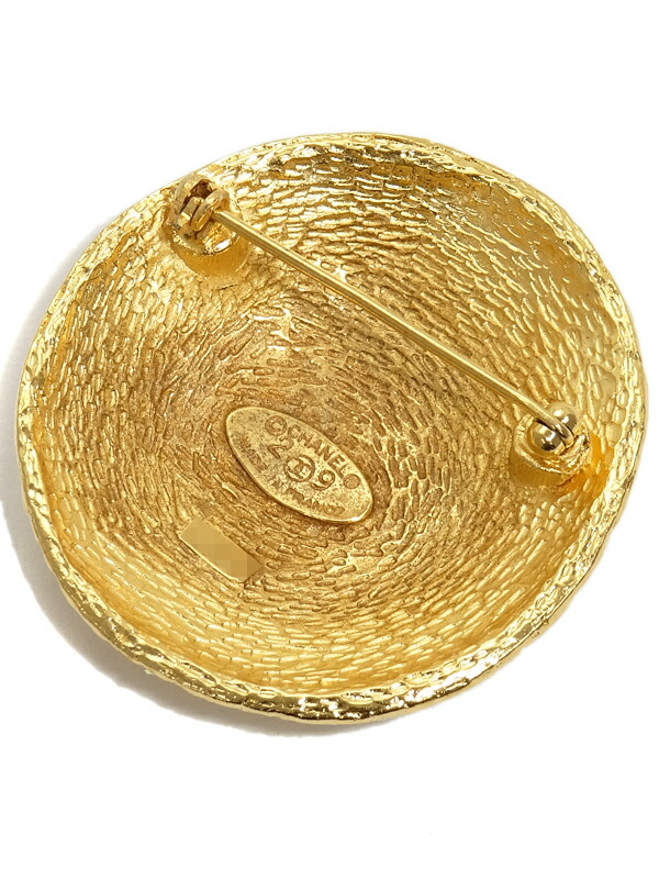 CHANEL】シャネル『ココマーク メッシュボタン ブローチ』1週間保証