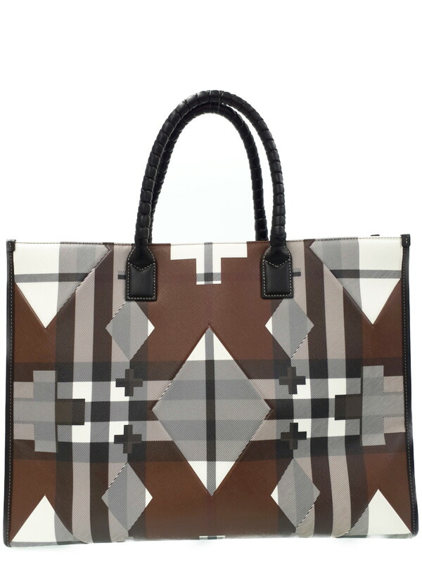 BURBERRY】バーバリー『チェック柄 トートバッグ』8051347 メンズ