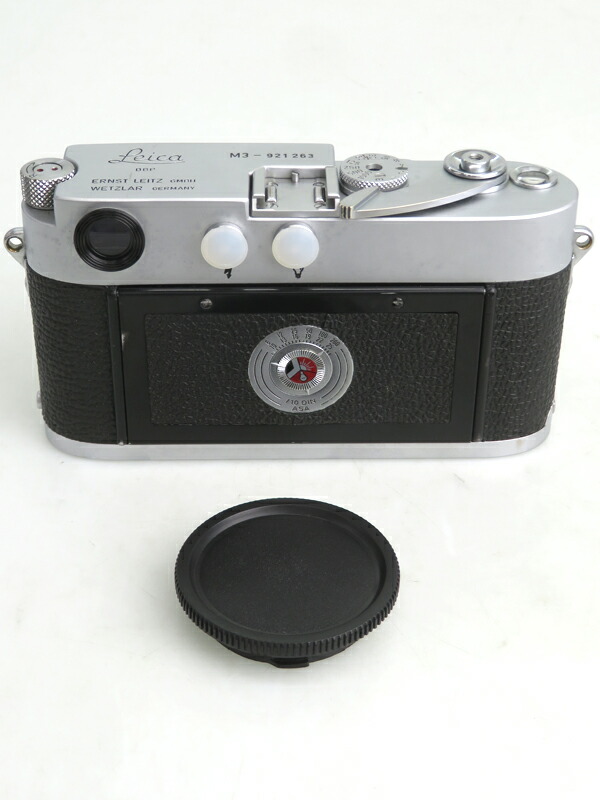 Leica】ライカ『LEICA M3 フィルム1回巻き上げ シルバー』レンジ