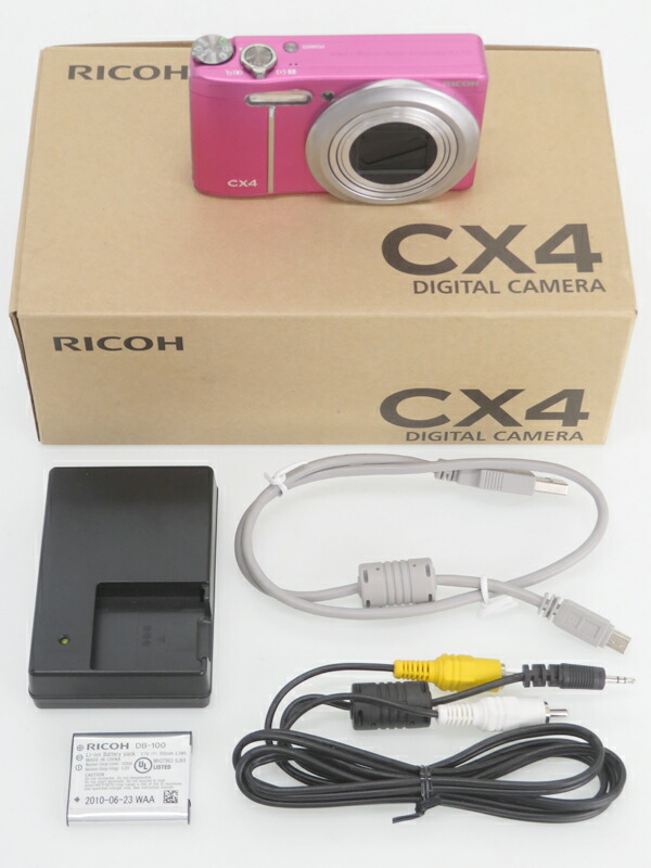 RICOH】リコー『CX4 パープルピンク』2010年9月発売 コンパクト