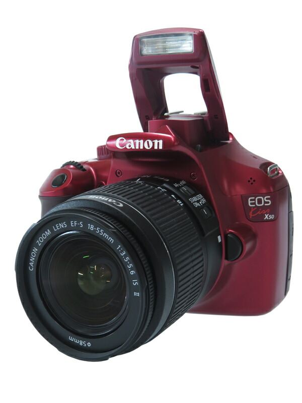 Canon】キヤノン『EOS Kiss X5 レッドカラー レンズセット/ EF-S 18