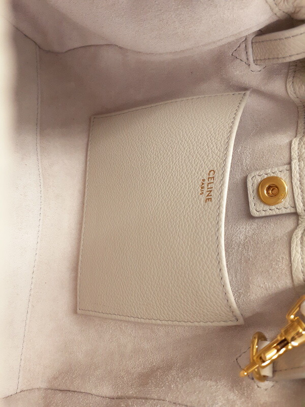 CELINE】セリーヌ『キュイル トリオンフ スモール カバ ドロー