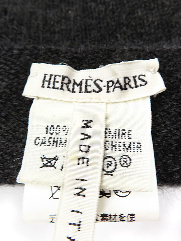 HERMES】【マルジェラ期】【イタリア製】エルメス『カシミヤ ロング