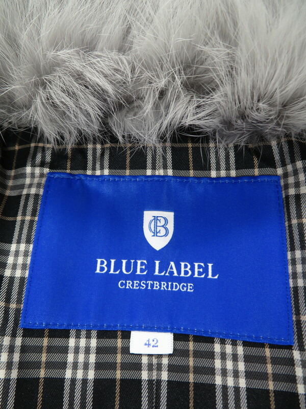 BLUE LABEL CRESTBRIDGE】【ラビットファー】ブルーレーベルクレスト