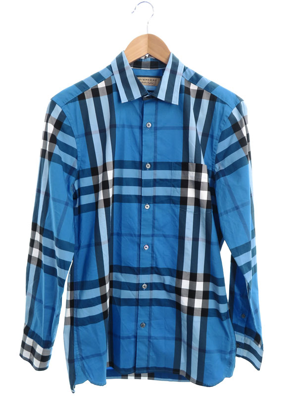 BURBERRY】【トップス】バーバリー『チェック柄 長袖シャツ sizeS SF P