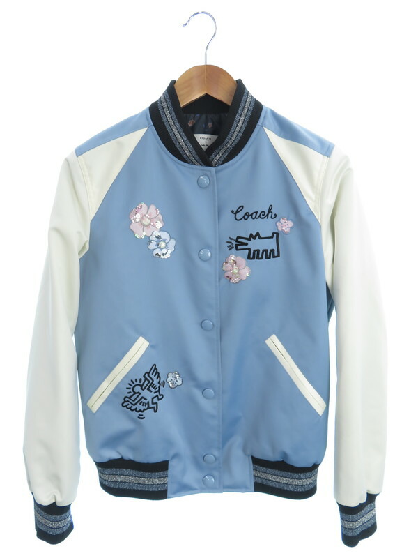 COACH】【キース・へリング】【スパンコール付】コーチ『中綿