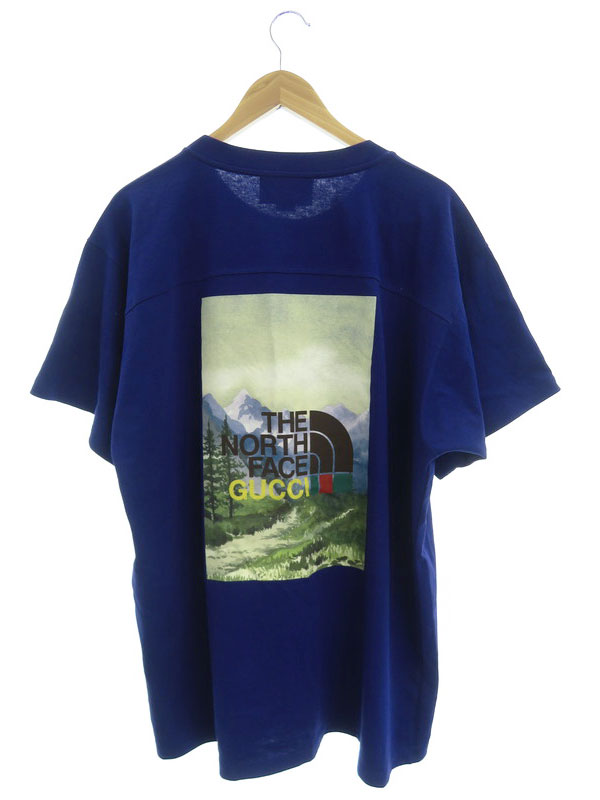 GUCCI】グッチ『ノースフェイス トレイル 半袖Tシャツ sizeXL』671443