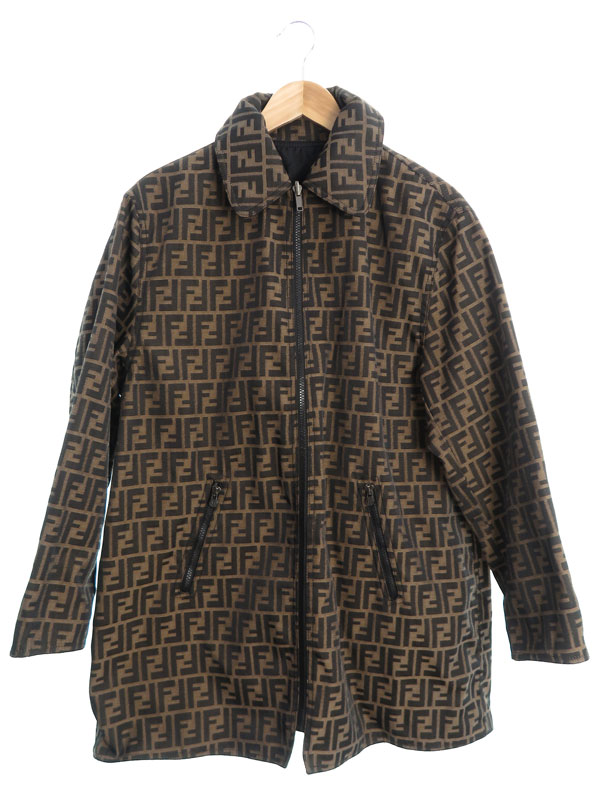 FENDI フェンディ ロンパース ズッカ 総柄 1M カシミヤ混 FENDI