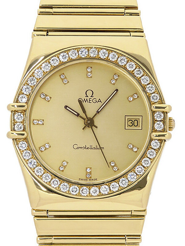 OMEGA】オメガ『コンステレーション ダイヤ』496.1080 メンズ クォーツ