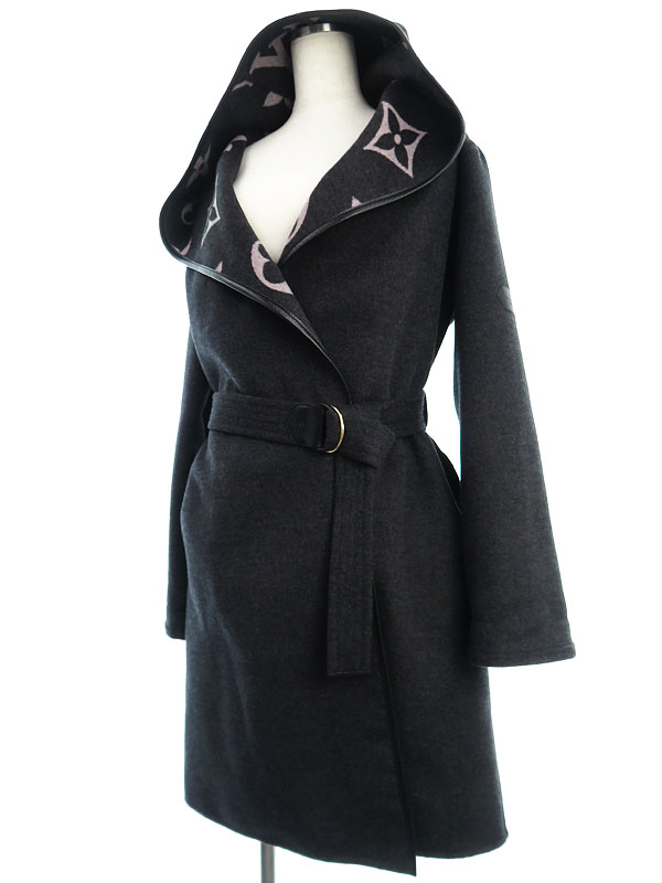 LOUIS VUITTON】ルイヴィトン『シグネチャー フーデッド ラップコート