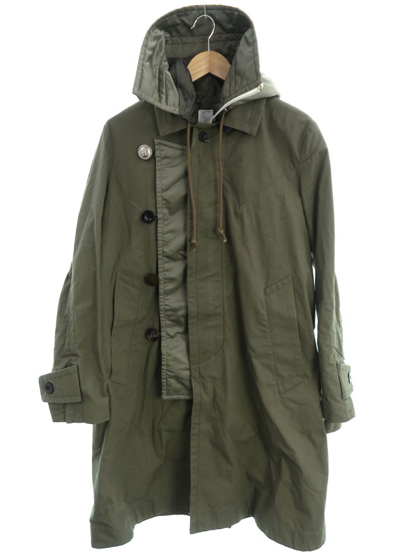 sacai】サカイ『オックスフォードコート モッズ size1』21-02500M 21SS