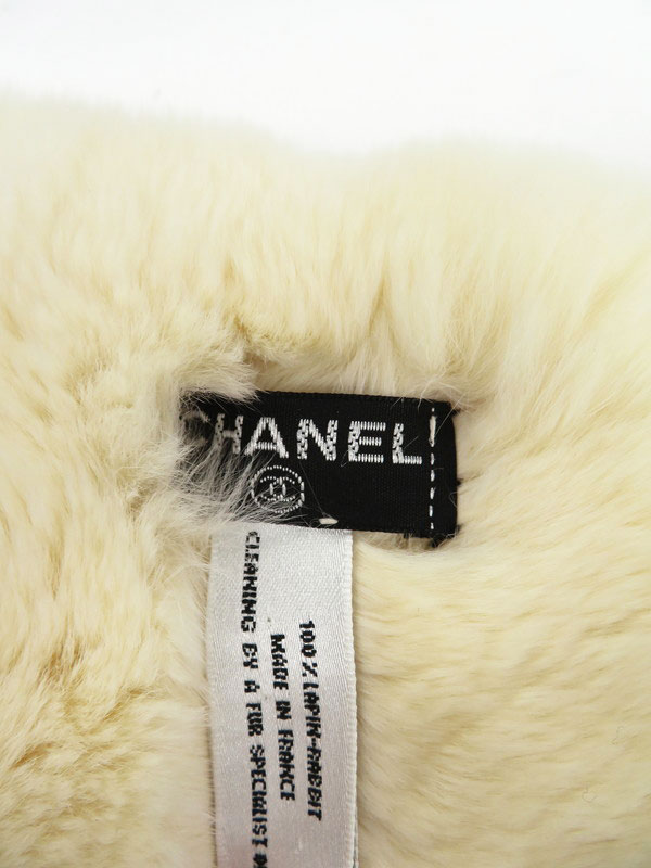 CHANEL】シャネル『ココマーク ラビットファー ティペット』レディース