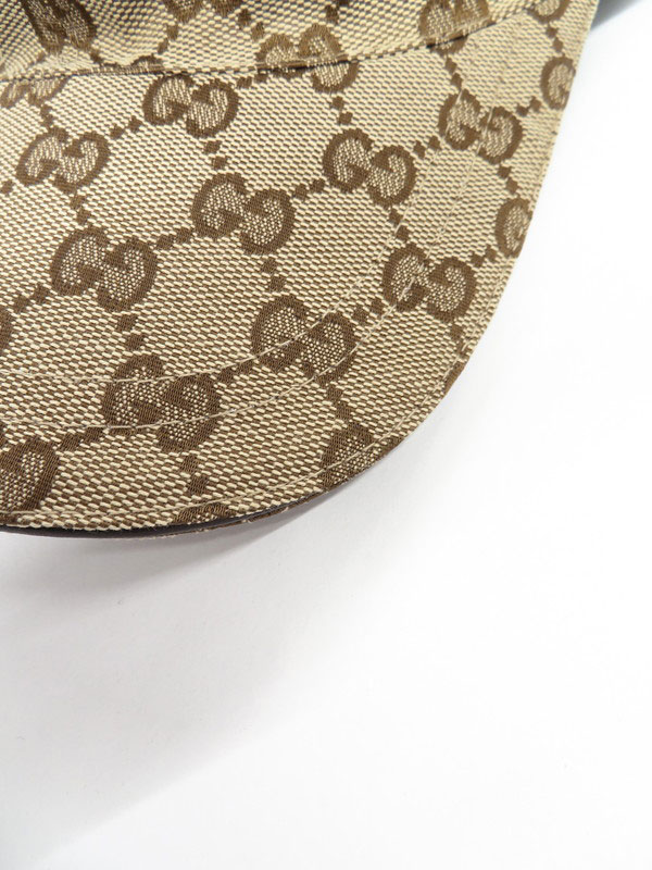 GUCCI】グッチ『オリジナルGGキャンバスベースボールキャップ sizeL