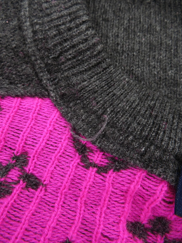 LOUIS VUITTON】ルイヴィトン『モノグラム カシミヤ 長袖ニット sizeXL