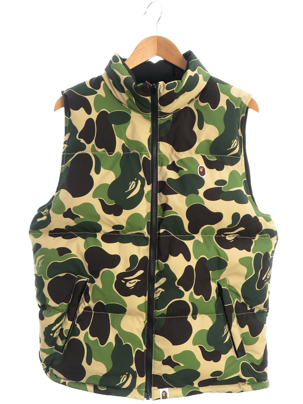 A BATHING APE】アベイシングエイプ『ABC CAMO REVERSIBLE DOWN VEST
