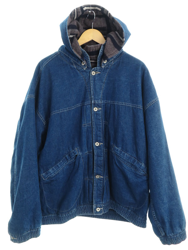 TENDERLOIN】テンダーロイン『DENIM BLANKET HOODED JACKET sizeX