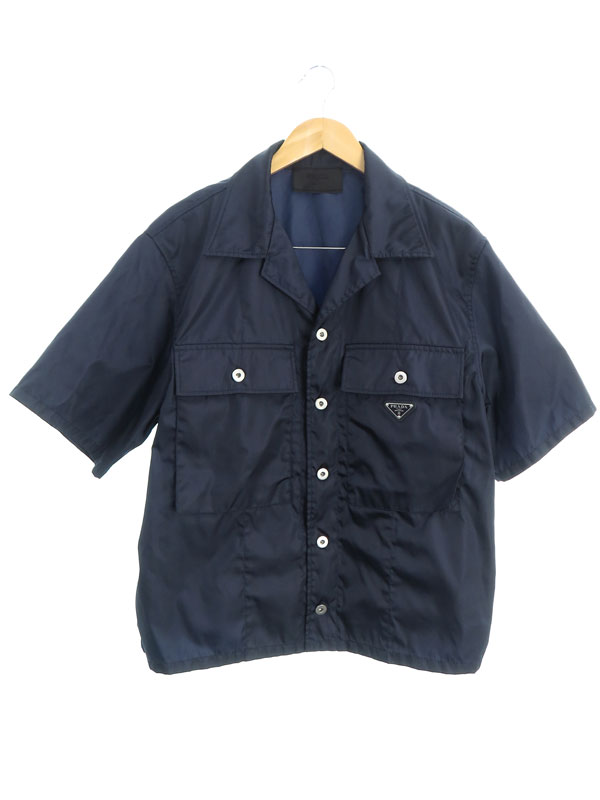 PRADA】プラダ『Re Nylon 三角ロゴ トライアングルプレート 半袖シャツ