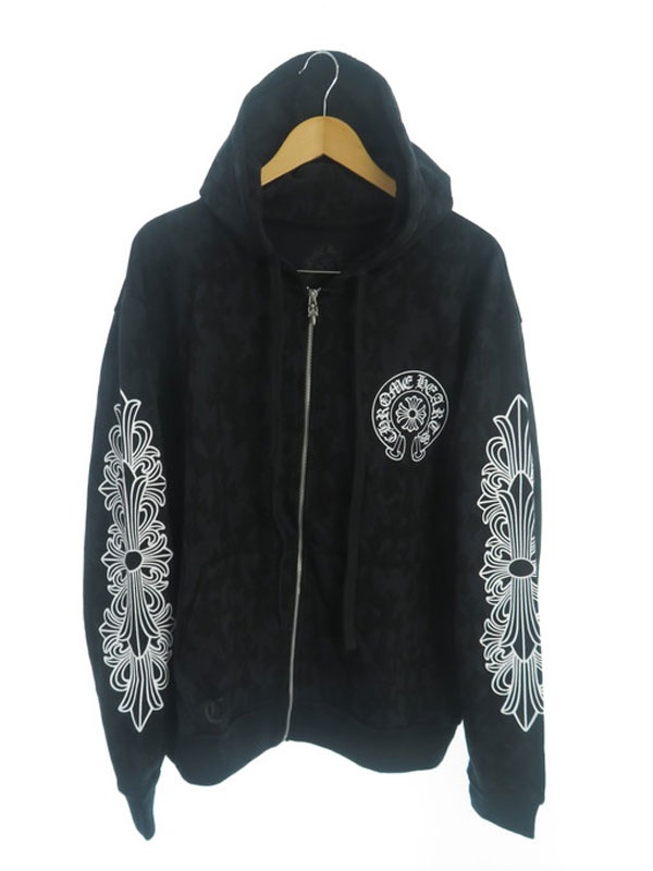 CHROME HEARTS】クロムハーツ『セメタリークロス 総柄 スウェット