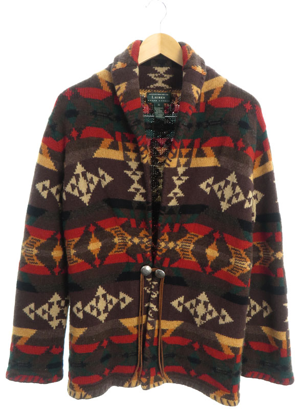 RALPH LAUREN】ラルフローレン『ネイティブ柄 カーディガン sizeS