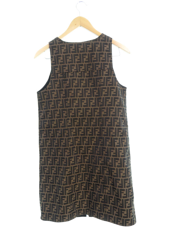 FENDI】フェンディ『FFロゴ ズッカ柄 リバーシブル ノースリーブ